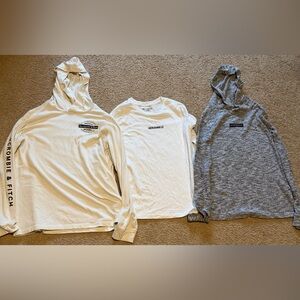 Boys Abercrombie & Fitch Long Sleeve Shirts size 13/14